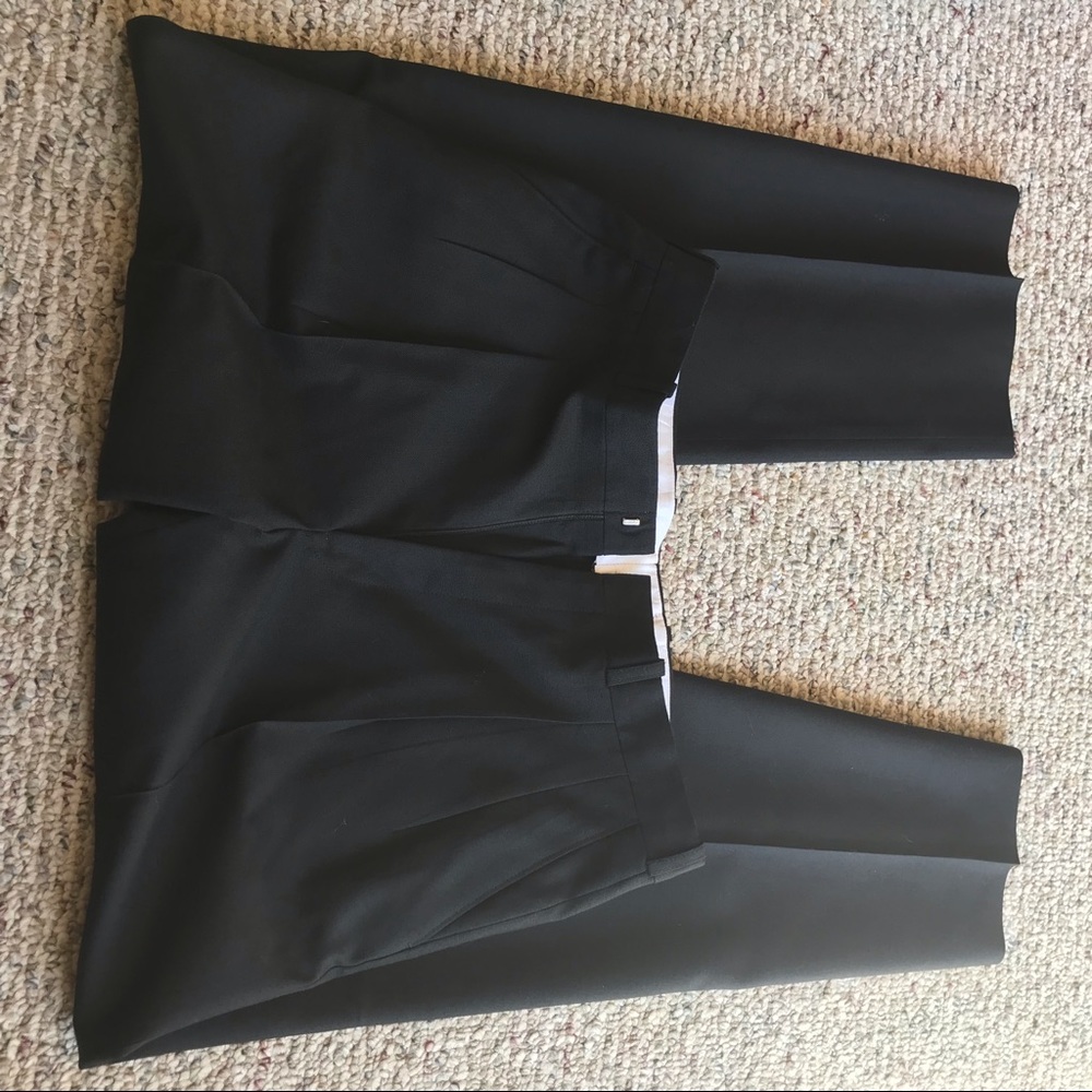 Riviera Black Pleated Dress Pants Size 34x30 #231